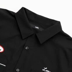 Lost Management Cities Mens Thorns Bowling SS Shirt -The North Face || Air Jordan || Drole de Monsieur Sales Shop 0LM22SSH106 BLK 3