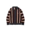 X-Large Mens Stripe Knit Cardigan -The North Face || Air Jordan || Drole de Monsieur Sales Shop 101224015003 BRN 1