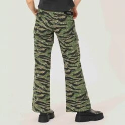 X-Girl Womens Military Flare Pants -The North Face || Air Jordan || Drole de Monsieur Sales Shop 105232031007 MUL 3