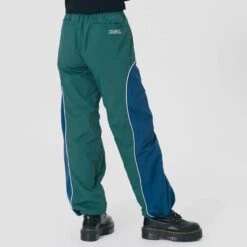 X-Girl Womens Contrast Piping Pants -The North Face || Air Jordan || Drole de Monsieur Sales Shop 105233031007 GRN 3