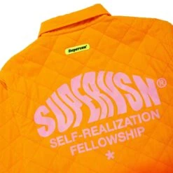 Supervsn Mens Manifest Quilted Over Shirt -The North Face || Air Jordan || Drole de Monsieur Sales Shop 35 SP23207ORNG 3 3 11zon