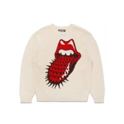 Market X Rolling Stones Mens Spiked Logo Sweater