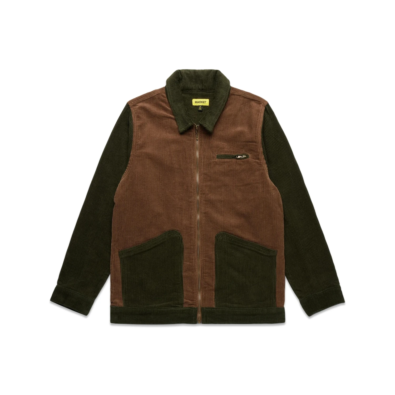 MARKET Mens Color Block Corduroy Jacket 3 MARKET Mens Color Block Corduroy Jacket