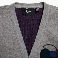 By Parra Mens No Parking Cardigan -The North Face || Air Jordan || Drole de Monsieur Sales Shop 50422 GRY 4