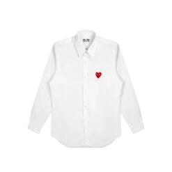 Comme Des Garçons Play CDG Play Mens Woven White Shirt