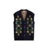Drole De Monsieur Mens Ornements Cardigan