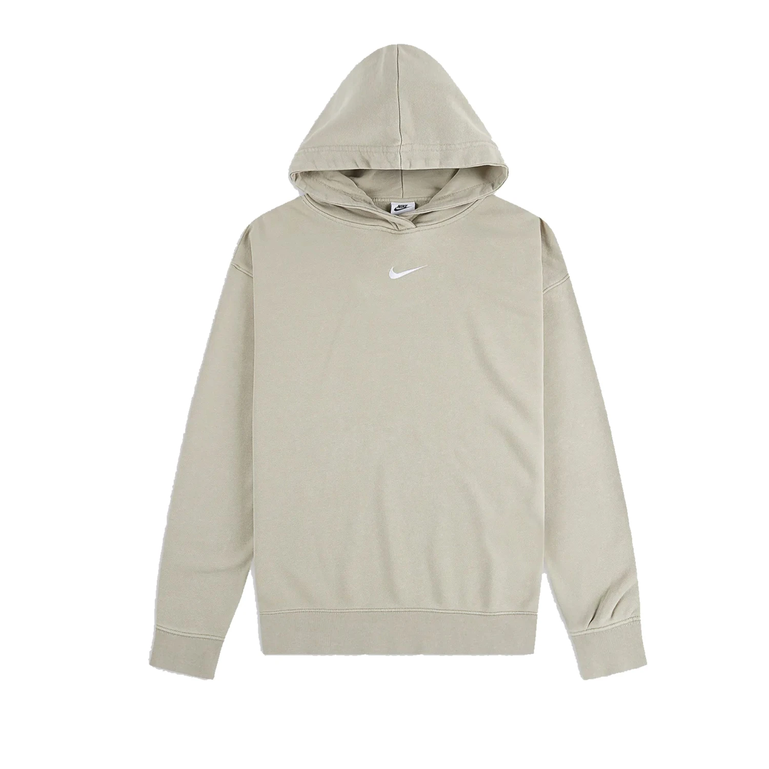 Nike Womens Sportswear Washed Fleece Hoodie 'Cream' 3 Nike Womens Sportswear Washed Fleece Hoodie 'Cream'