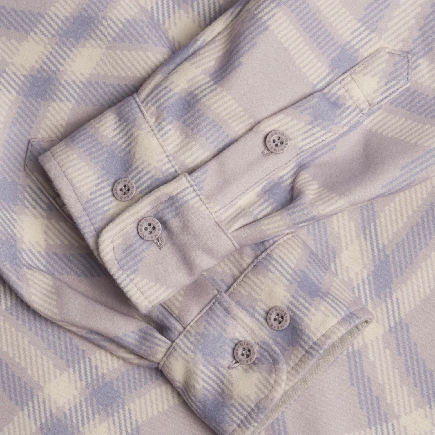 Dime Mens Plaid Fleece Shirt 6 Dime Mens Plaid Fleece Shirt - Image 4