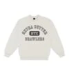 Extra Butter Brawlers Crewneck -The North Face || Air Jordan || Drole de Monsieur Sales Shop EB RIVALRYCREW01 WHT 01