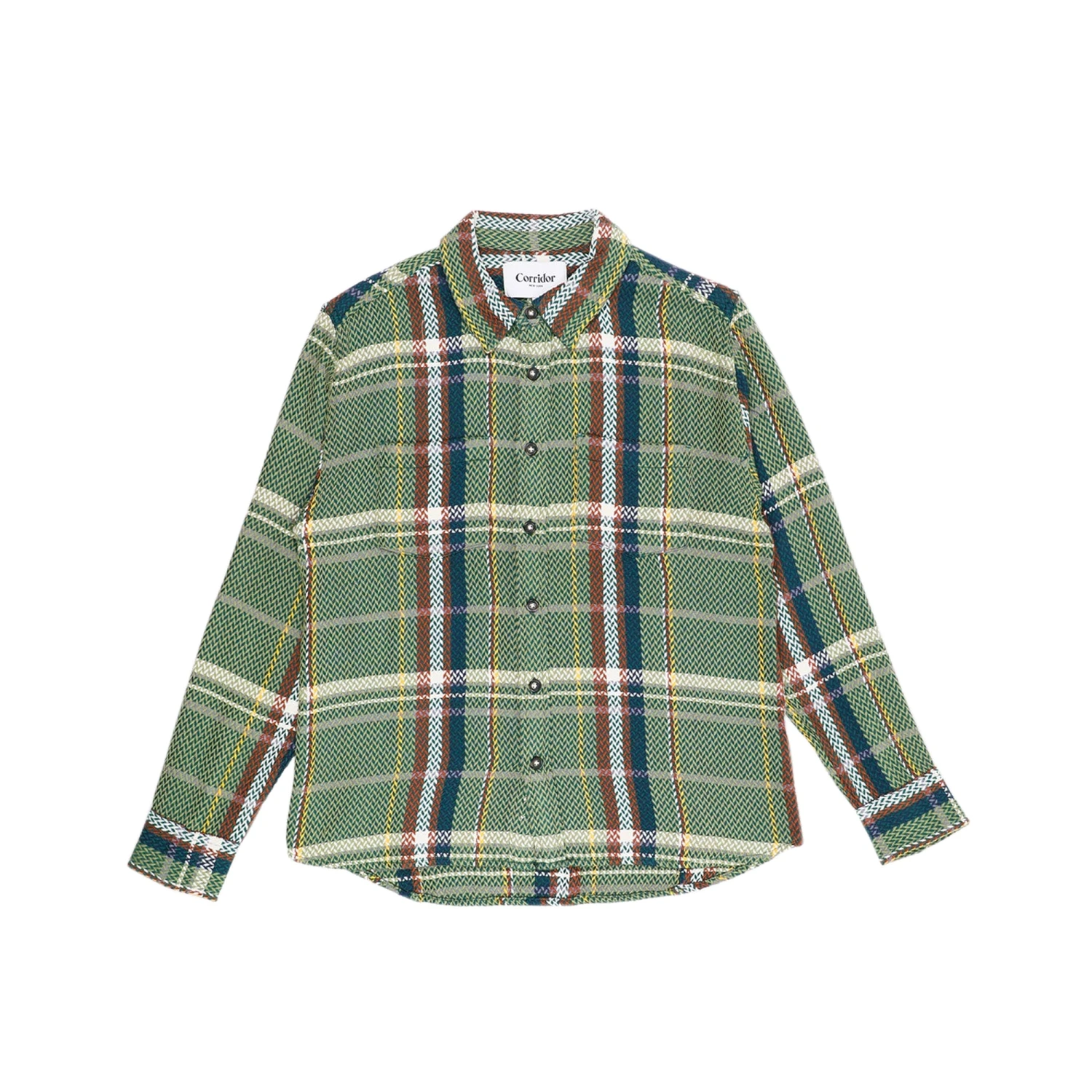 Corridor Mens Acid Plaid Cabin LS Shirt 3 Corridor Mens Acid Plaid Cabin LS Shirt