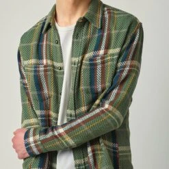 Corridor Mens Acid Plaid Cabin LS Shirt 9 Corridor Mens Acid Plaid Cabin LS Shirt -The North Face || Air Jordan || Drole de Monsieur Sales Shop LS0124 ARMY 4