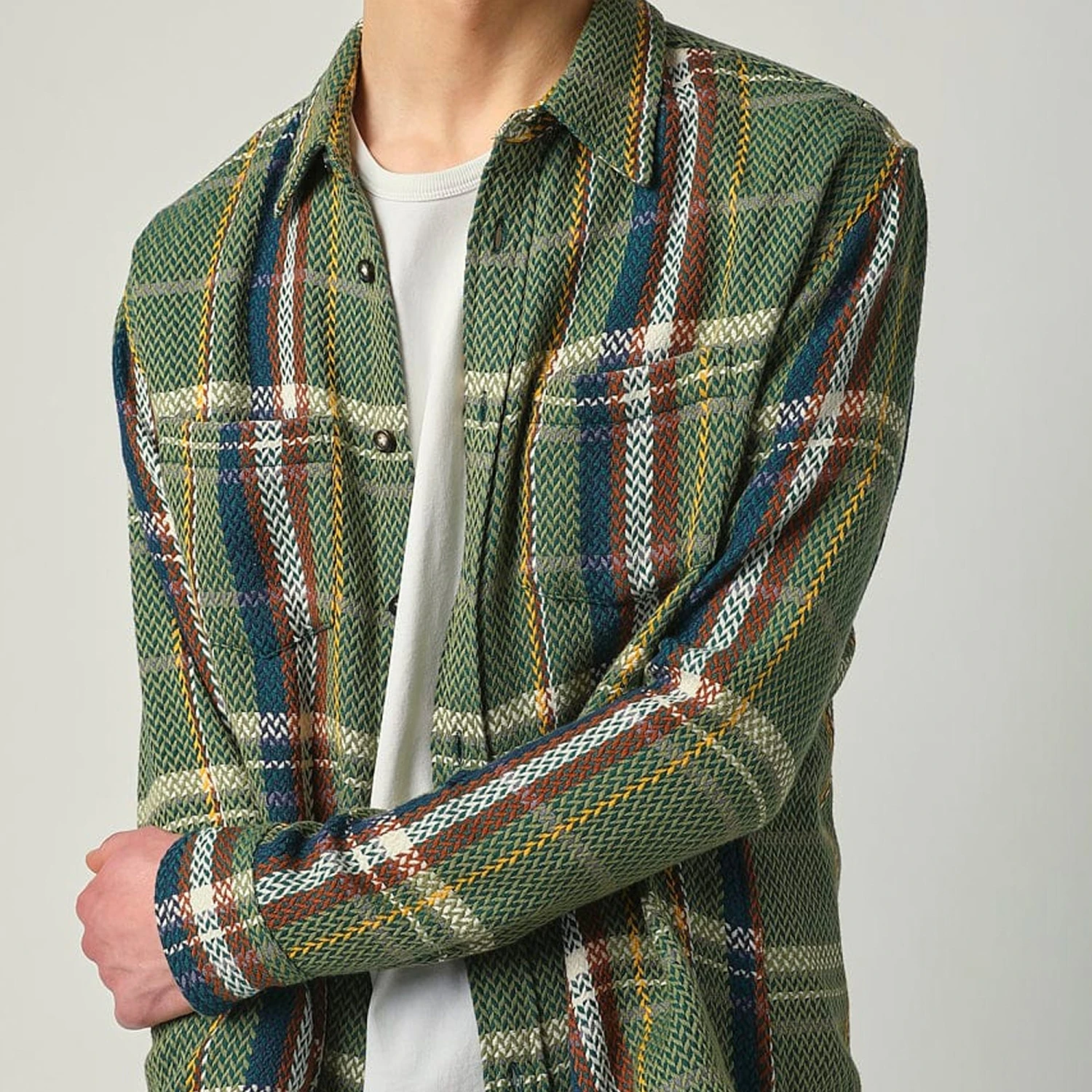 Corridor Mens Acid Plaid Cabin LS Shirt 6 Corridor Mens Acid Plaid Cabin LS Shirt - Image 4