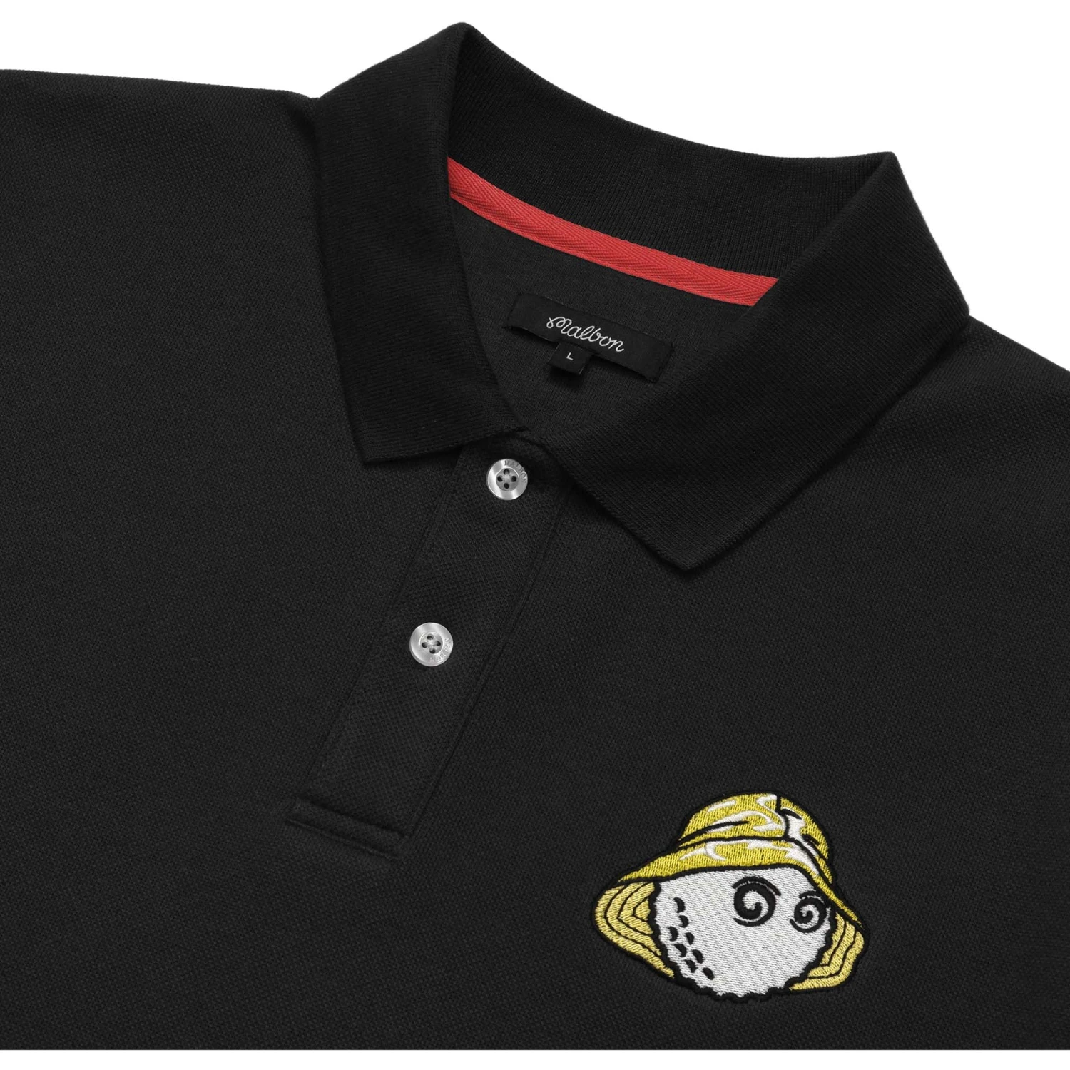 Malbon Golf Mens Buckets City Performance Pique Polo Shirt 4 Malbon Golf Mens Buckets City Performance Pique Polo Shirt - Image 2