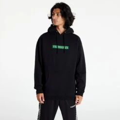 Pleasures Mens Glass Hoody -The North Face || Air Jordan || Drole de Monsieur Sales Shop P22F061 BLACK 2