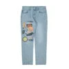 Pleasures Mens Reflux 5 Pocket Denim -The North Face || Air Jordan || Drole de Monsieur Sales Shop P22W036 BLUE 1