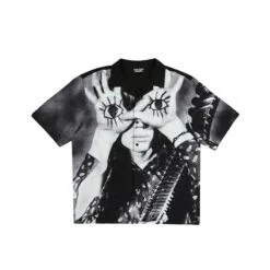 Pleasures X Sonic Youth Mens Star Power Camp Collar Shirt