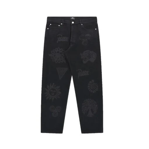 Patta Mens Hope Love Peace Denim Pants -The North Face || Air Jordan || Drole de Monsieur Sales Shop POC SS23 HPL DP 002 1
