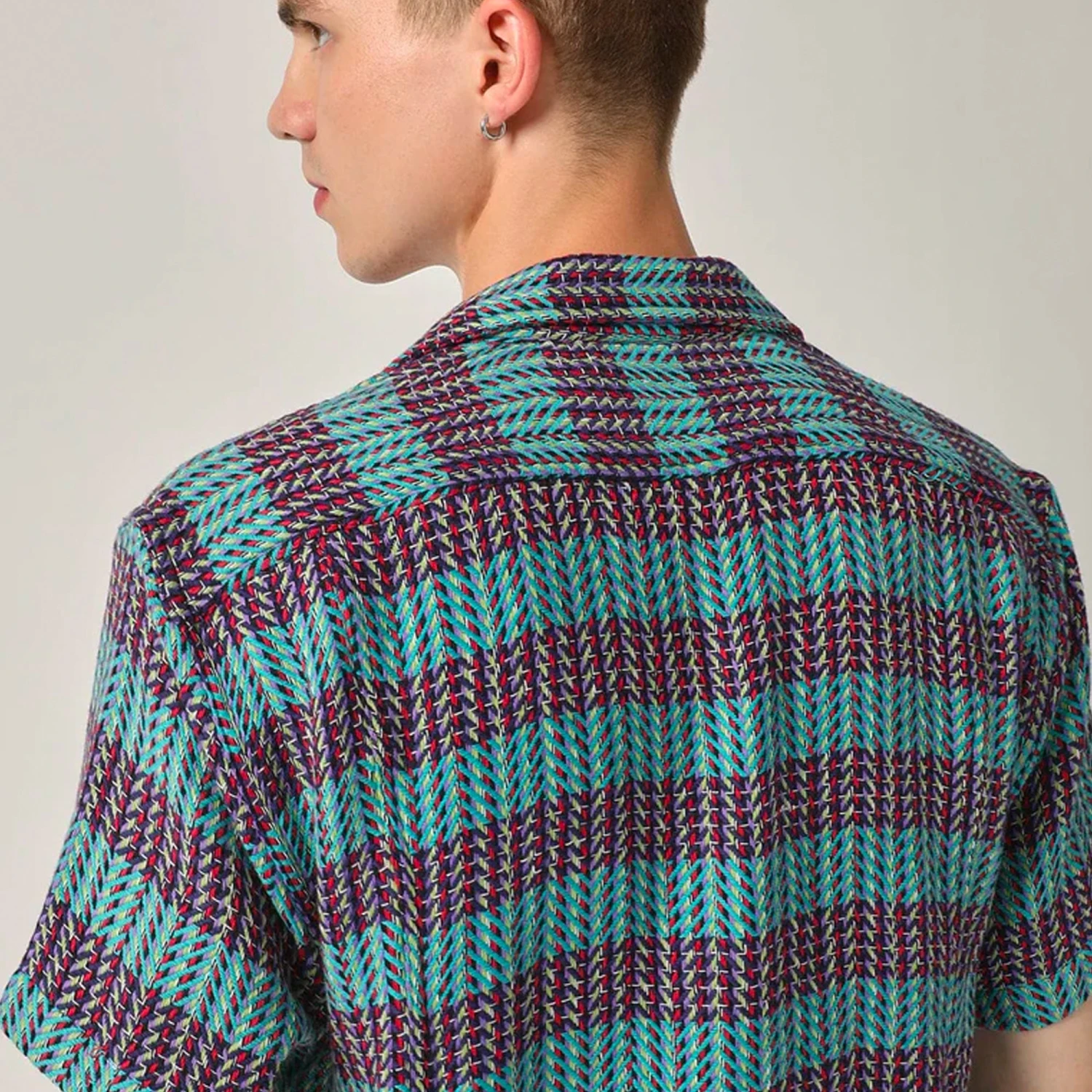 Corridor Mens Acid Plaid SS Shirt 5 Corridor Mens Acid Plaid SS Shirt - Image 3