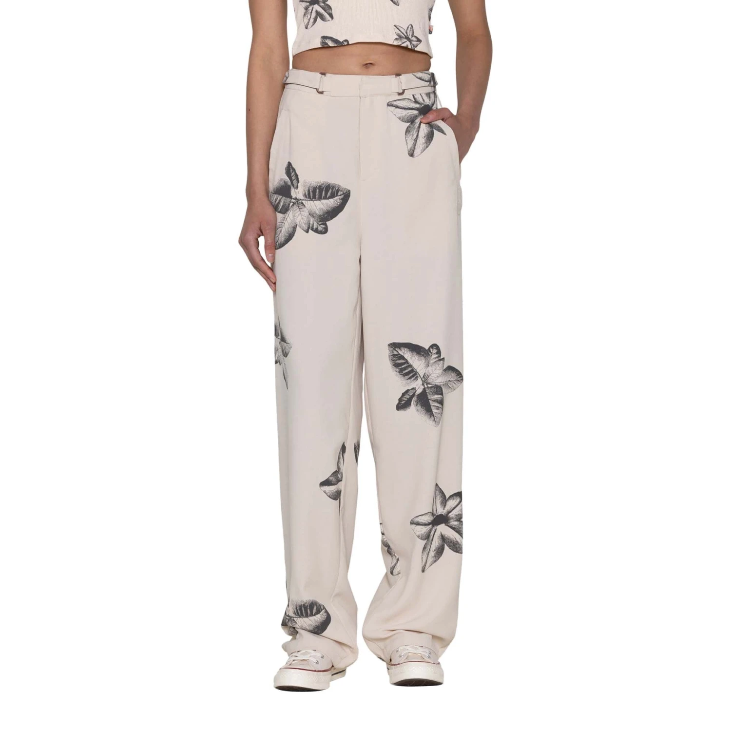 Honor The Gift Womens Floral Print Trousers 4 Honor The Gift Womens Floral Print Trousers - Image 2