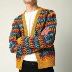 Corridor Mens Sunburst Cardigan -The North Face || Air Jordan || Drole de Monsieur Sales Shop SW0109 MUL 4